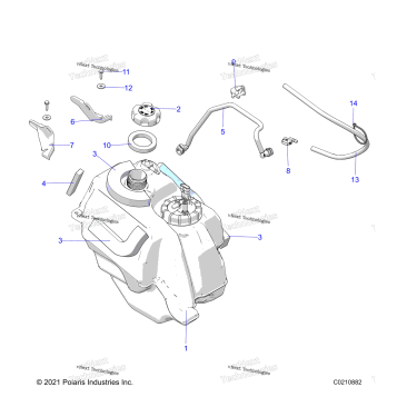FUEL SYSTEM, FUEL TANK ASM