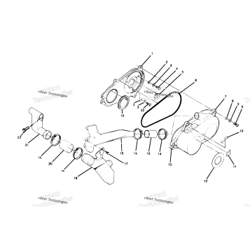 CLUTCH COVER ASSEMBLY 250 4X4 UPDATE
