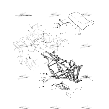REAR CAB & SEAT A00CK32AA