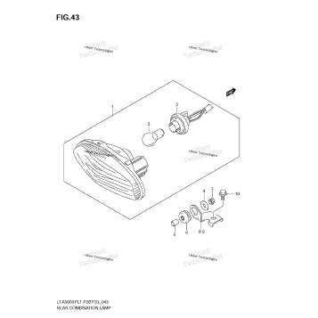 REAR COMBINATION LAMP (LT-A500XP L1 E33)