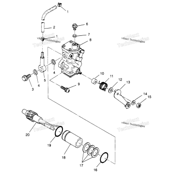 OIL PUMP 2X4 300
