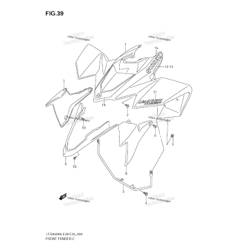 FRONT FENDER (MODEL K6)