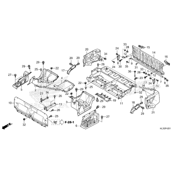 BED PLATE@REAR GATE (2)
