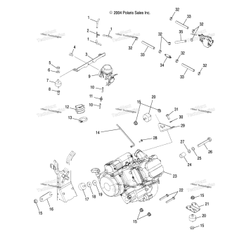 ENGINE MOUNTING /AG/AH