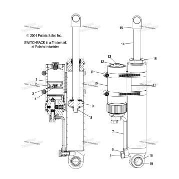 SHOCK REAR TRACK