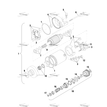 STARTING MOTOR A00CK32AA