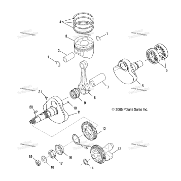 CRANKSHAFT & PISTON