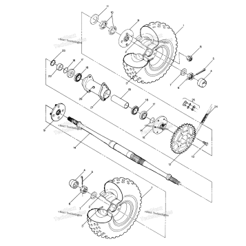 REAR WHEEL DRIVE ASSEMBLY