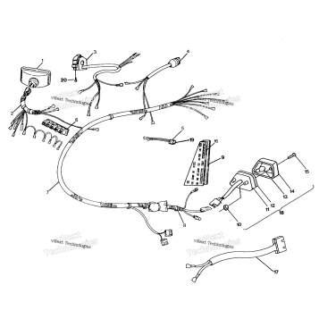 WIRING HARNESS 250 4X6