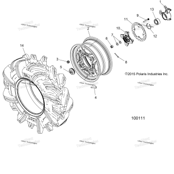 WHEELS, FRONT & HUB