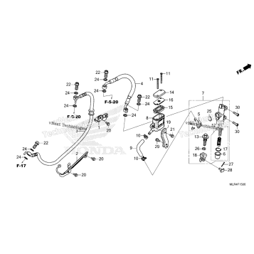 REAR BRAKE MASTER CYLINDER