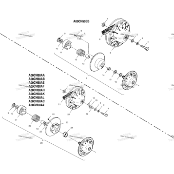 DRIVEN CLUTCH A00CH50AA