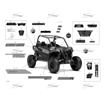 DECALS - 1000R - PACKAGE XRC