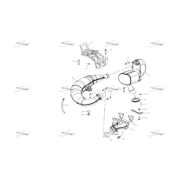 EXHAUST SYSTEM S03NK7CS/AS03NL7CS/AS03NK8CS/AS03NL8CS/AS03NM8CS