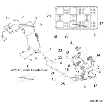 ELECTRICAL, CHASSIS WIRE HARNESS Z18VFL92BK