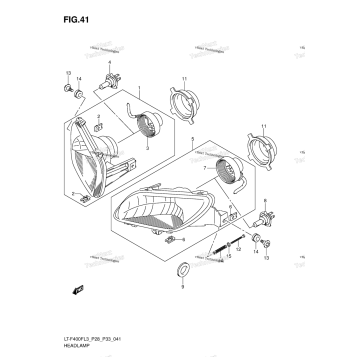 HEADLAMP (LT-F400FZL3 P33)