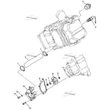 WATER PUMP MAGNUM 2X4