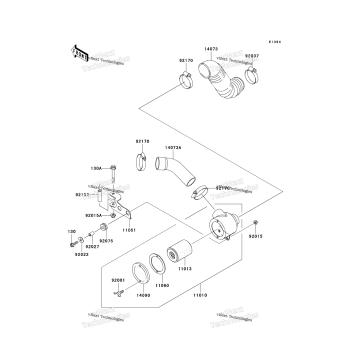 AIR CLEANER-BELT CONVERTER