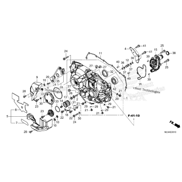 RIGHT CRANKCASE COVER (CRF1100D/D4)