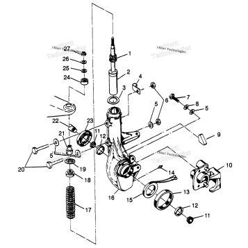 FRONT STRUT SCRAMBLER 400L