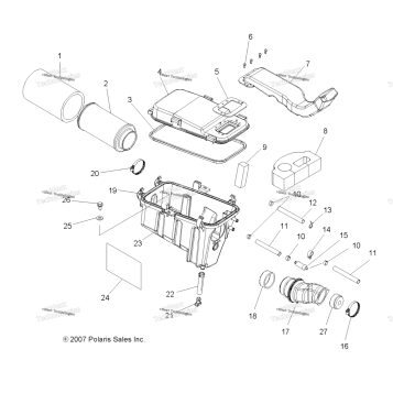 ENGINE, AIR INTAKE SYSTEM