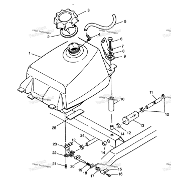 FUEL TANK MAGNUM 2X4