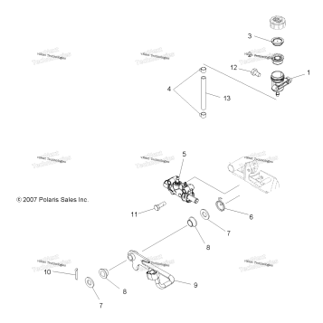BRAKES, PEDAL & REAR MASTER CYLINDER