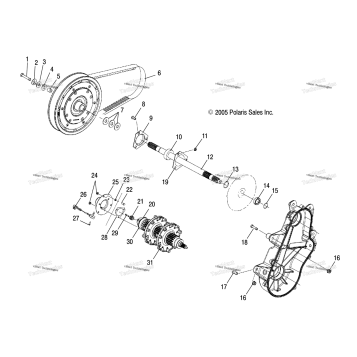 DRIVE TRAIN ASSEMBLY /FSA