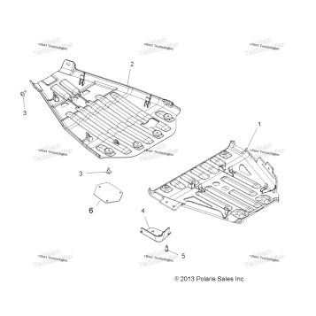 BODY, SKID PLATES