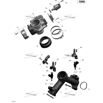 AIR INTAKE MANIFOLD AND THROTTLE BODY