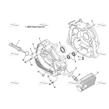 ENGINE, CRANKCASE A