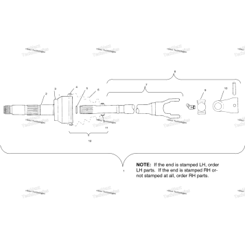 CV JOINT BTB PARTS W958144