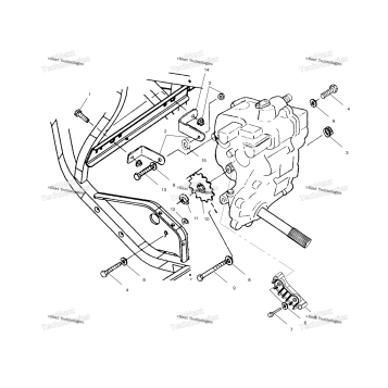 GEARCASE MOUNTING