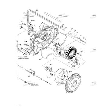 MAGNETO, OIL PUMP