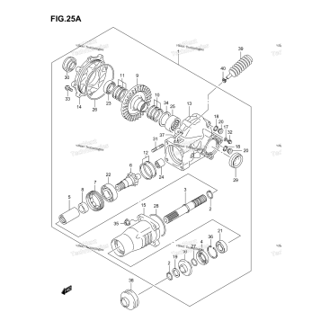 FINAL BEVEL GEAR (REAR)(MODEL K4/K5/K6/K7)