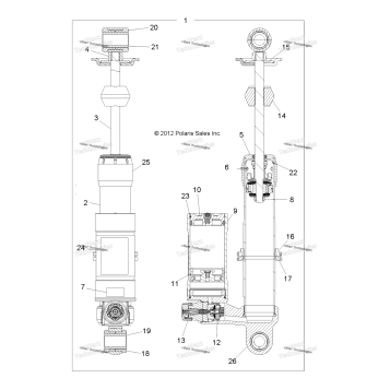 SUSPENSION, SHOCK, FRONT