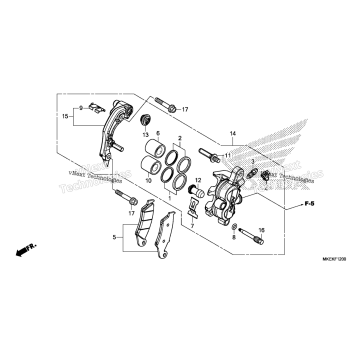 FRONT BRAKE CALIPER