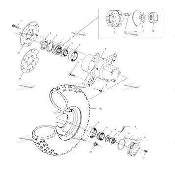 FRONT WHEEL A00CH50AA