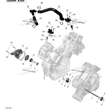 ENGINE COOLING - 1000R EFI