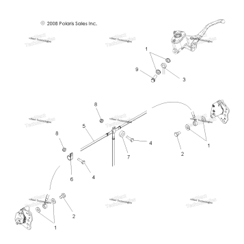BRAKES, FRONT BRAKE LINES