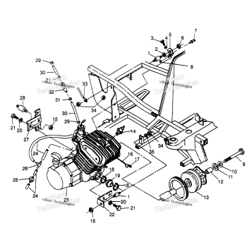 ENGINE MOUNTING 4X4 300