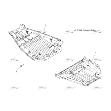 BODY, SKID PLATES