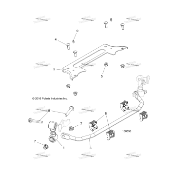 SUSPENSION, STABILIZER BAR, FRONT