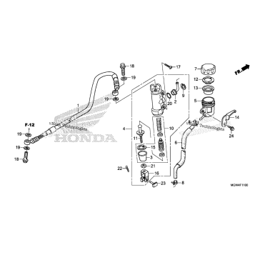 REAR BRAKE MASTER CYLINDER