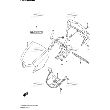 HANDLE COVER (LT-A750XZL5 P33)