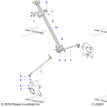 STEERING, STEERING POST ASM. A20SXA85A1/A7/CA1/CA7
