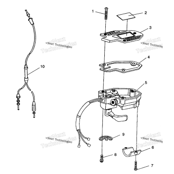 CONTROLS THROTTLE ASM./CABLE TRAIL BLAZER