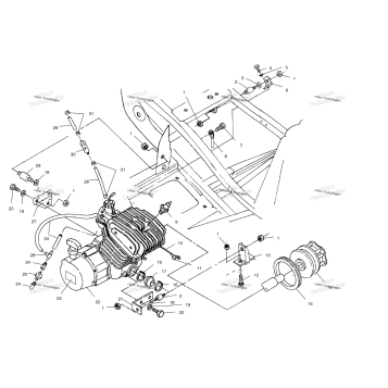 ENGINE MOUNTING A02BA25CA/CB/CD