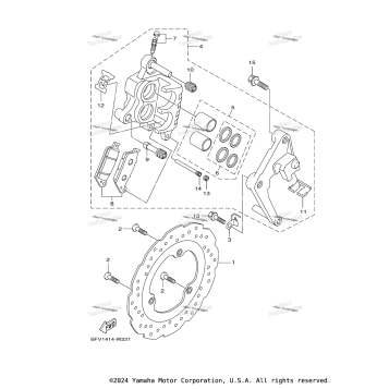 FRONT BRAKE CALIPER