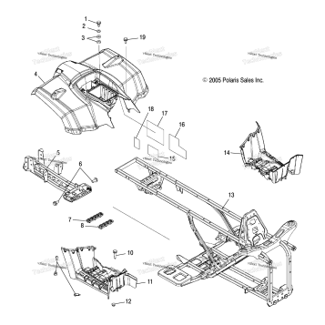 CAB, REAR, FRAME, & FOOTWELLS /LD27AA/AB/AC/AD